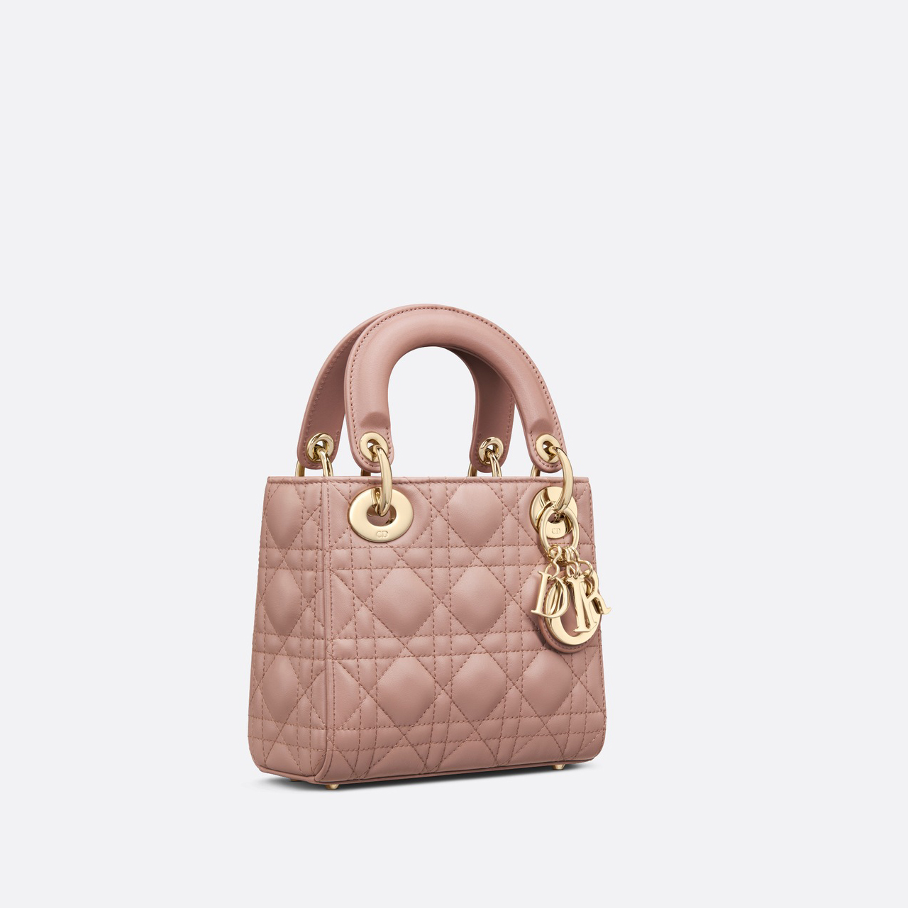 【Dior】Lady Dior バッグ ミニ カナージュ ラムスキン