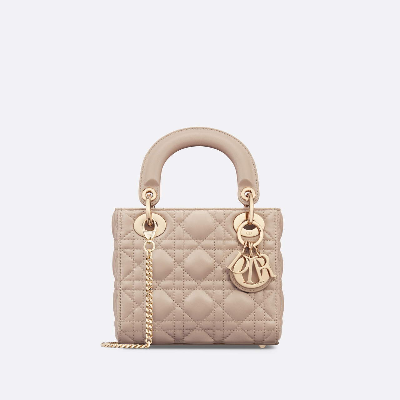 【Dior】Lady Dior バッグ ミニ カナージュ ラムスキン