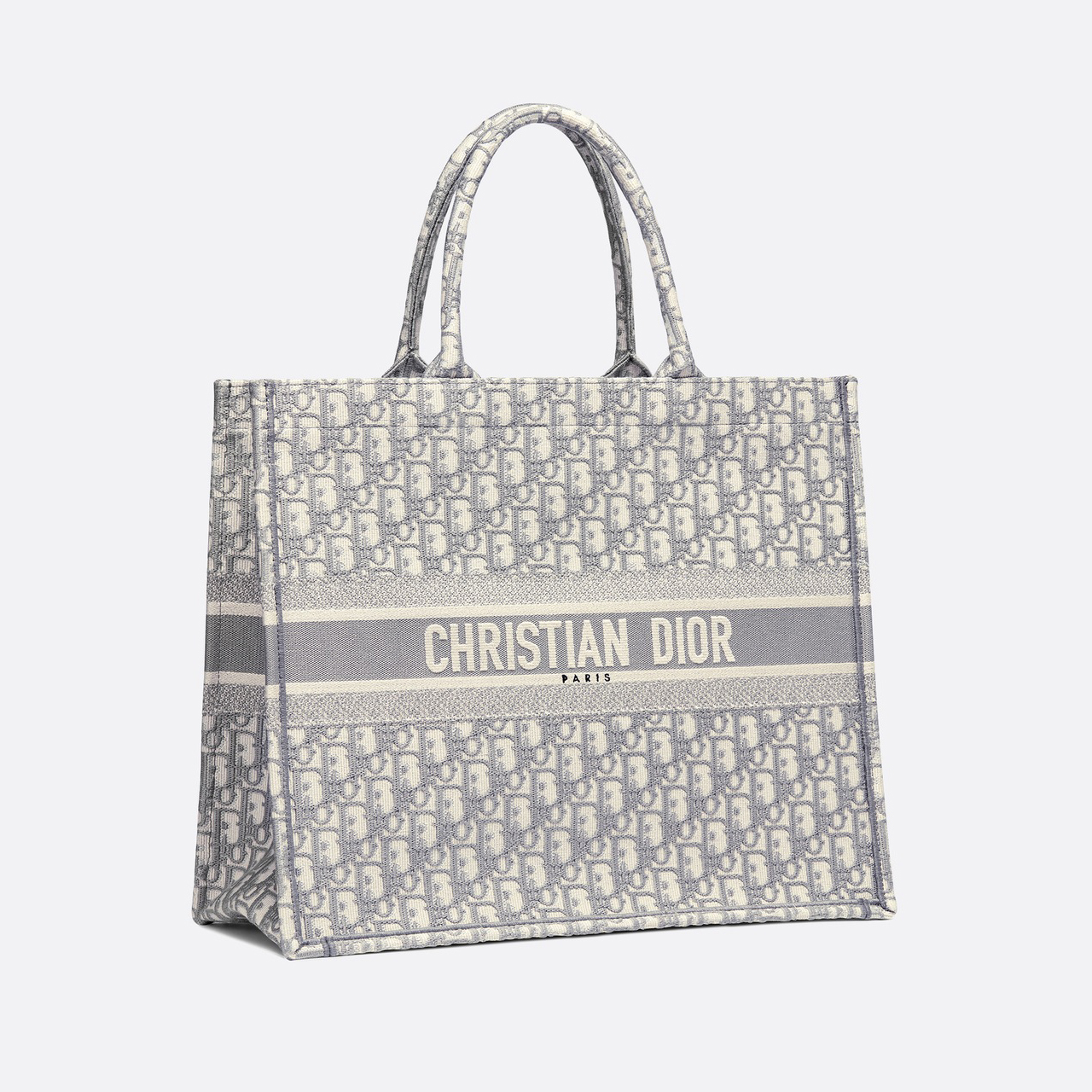 【Dior】Dior Book Tote バッグ ラージ ディオール オブリーク エンブロイダリー (42 x 35 x 18.5 cm)