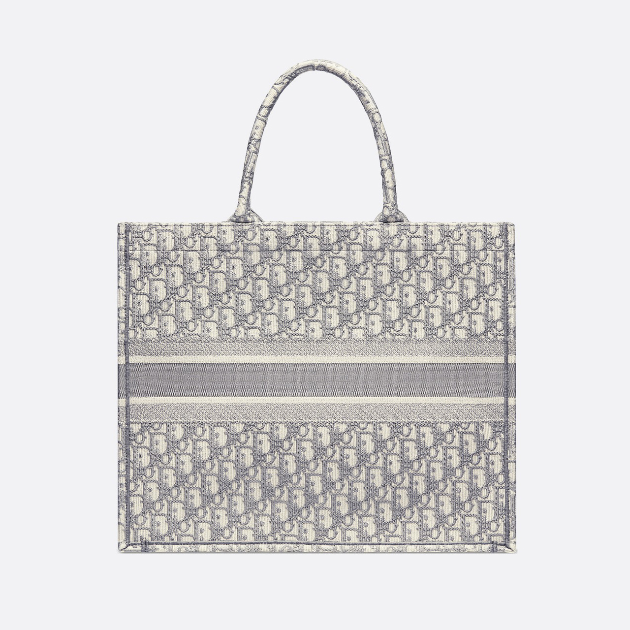 【Dior】Dior Book Tote バッグ ラージ ディオール オブリーク エンブロイダリー (42 x 35 x 18.5 cm)