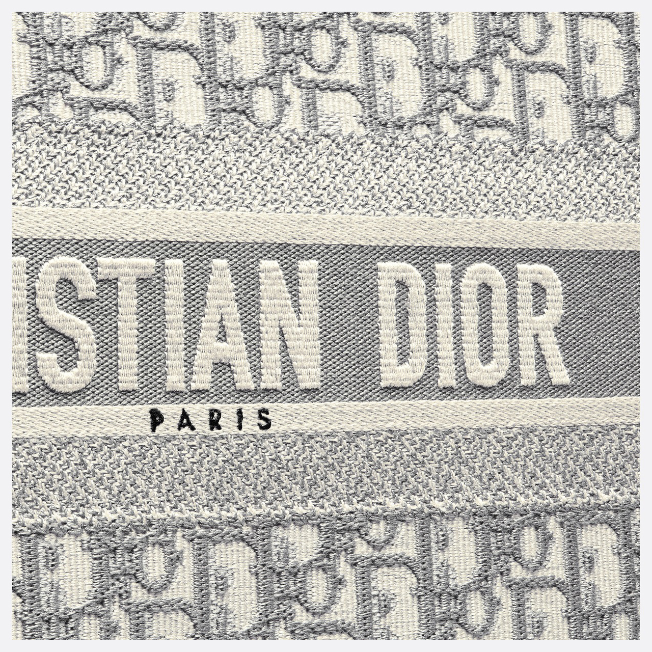 【Dior】Dior Book Tote バッグ ラージ ディオール オブリーク エンブロイダリー (42 x 35 x 18.5 cm)