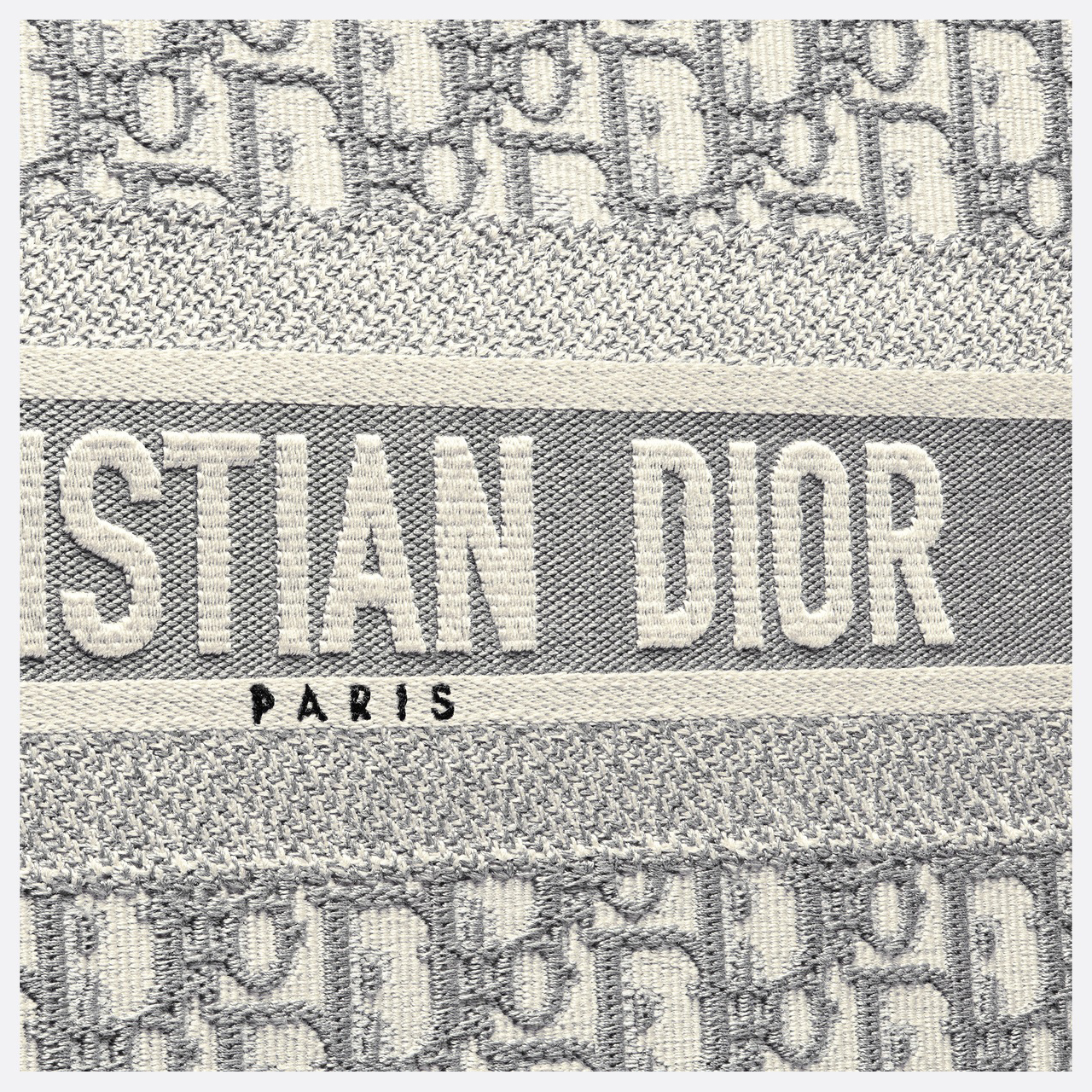 【Dior】Dior Book Tote バッグ ラージ ディオール オブリーク エンブロイダリー (42 x 35 x 18.5 cm)