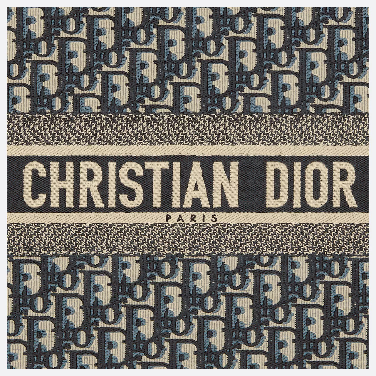 【Dior】Dior Book Tote バッグ ラージ ディオール オブリーク エンブロイダリー (42 x 35 x 18.5 cm)