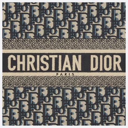 【Dior】Dior Book Tote バッグ ラージ ディオール オブリーク エンブロイダリー (42 x 35 x 18.5 cm)