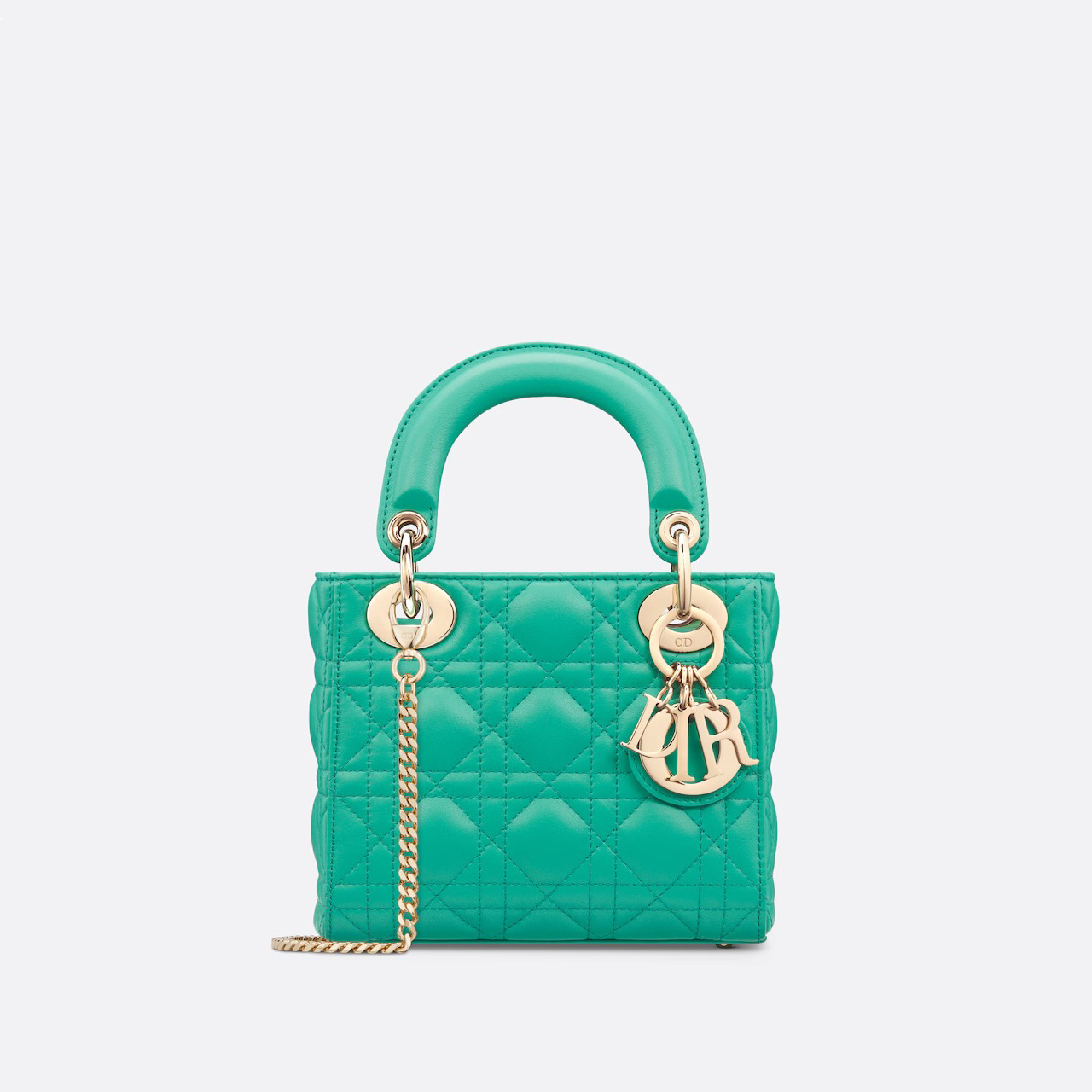 【Dior】Dioriviera Lady Dior バッグ ミニ カナージュ ラムスキン