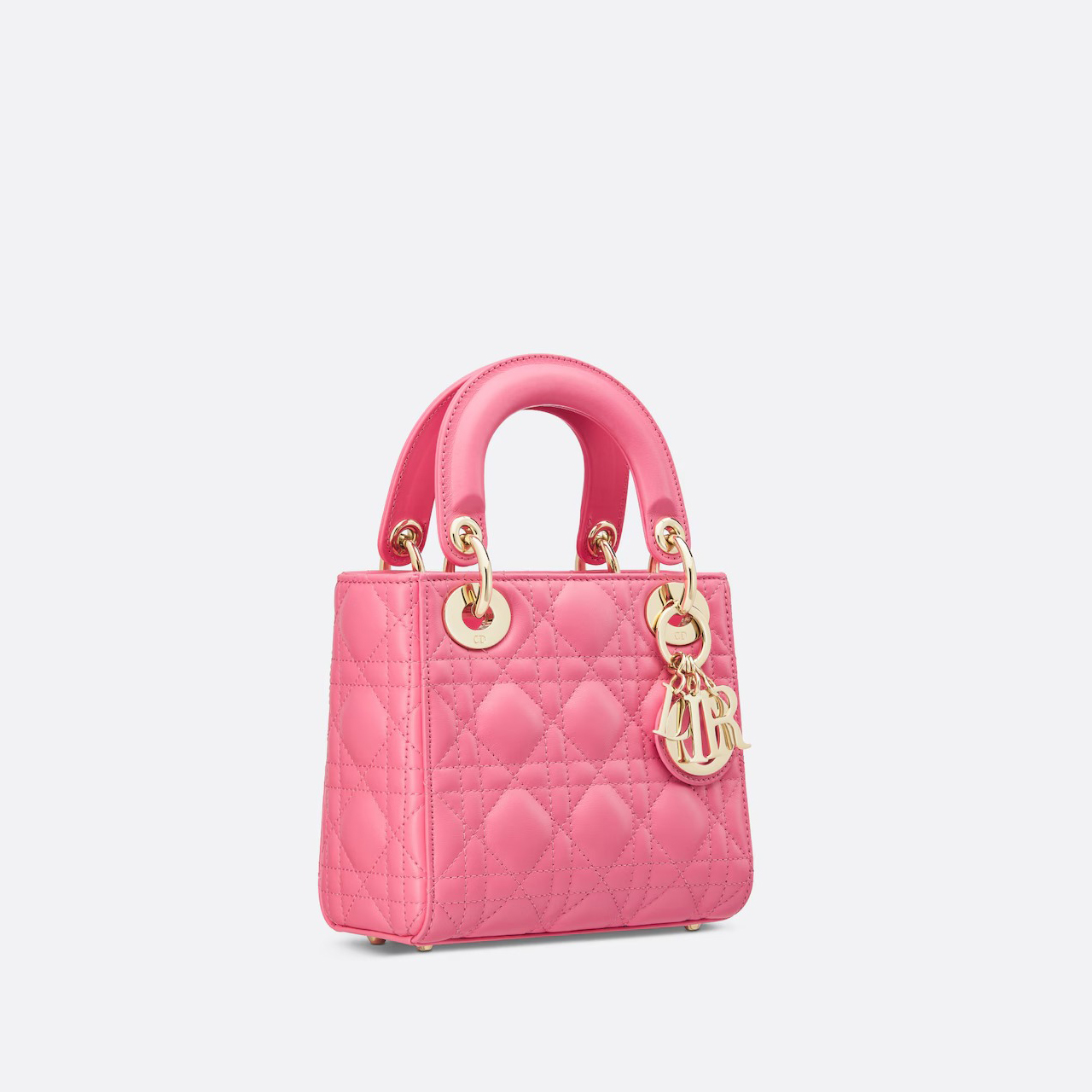 【Dior】Dioriviera Lady Dior バッグ ミニ  カナージュ ラムスキン