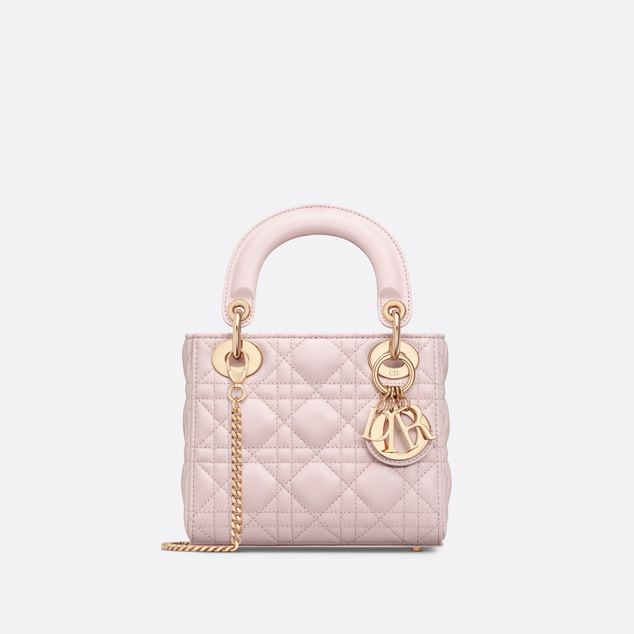 【Dior】Lady Dior バッグ ミニ カナージュ ラムスキン