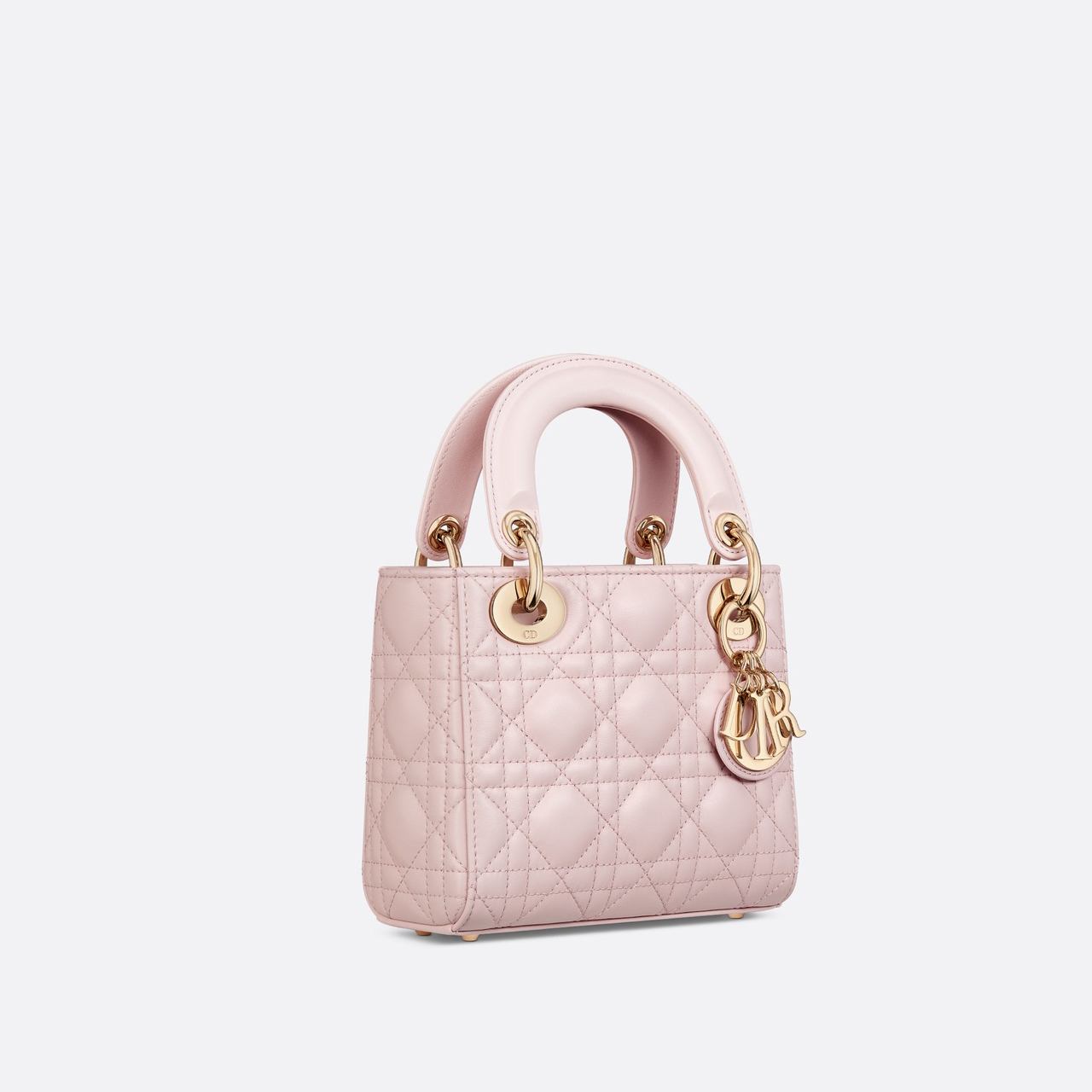 【Dior】Lady Dior バッグ ミニ カナージュ ラムスキン