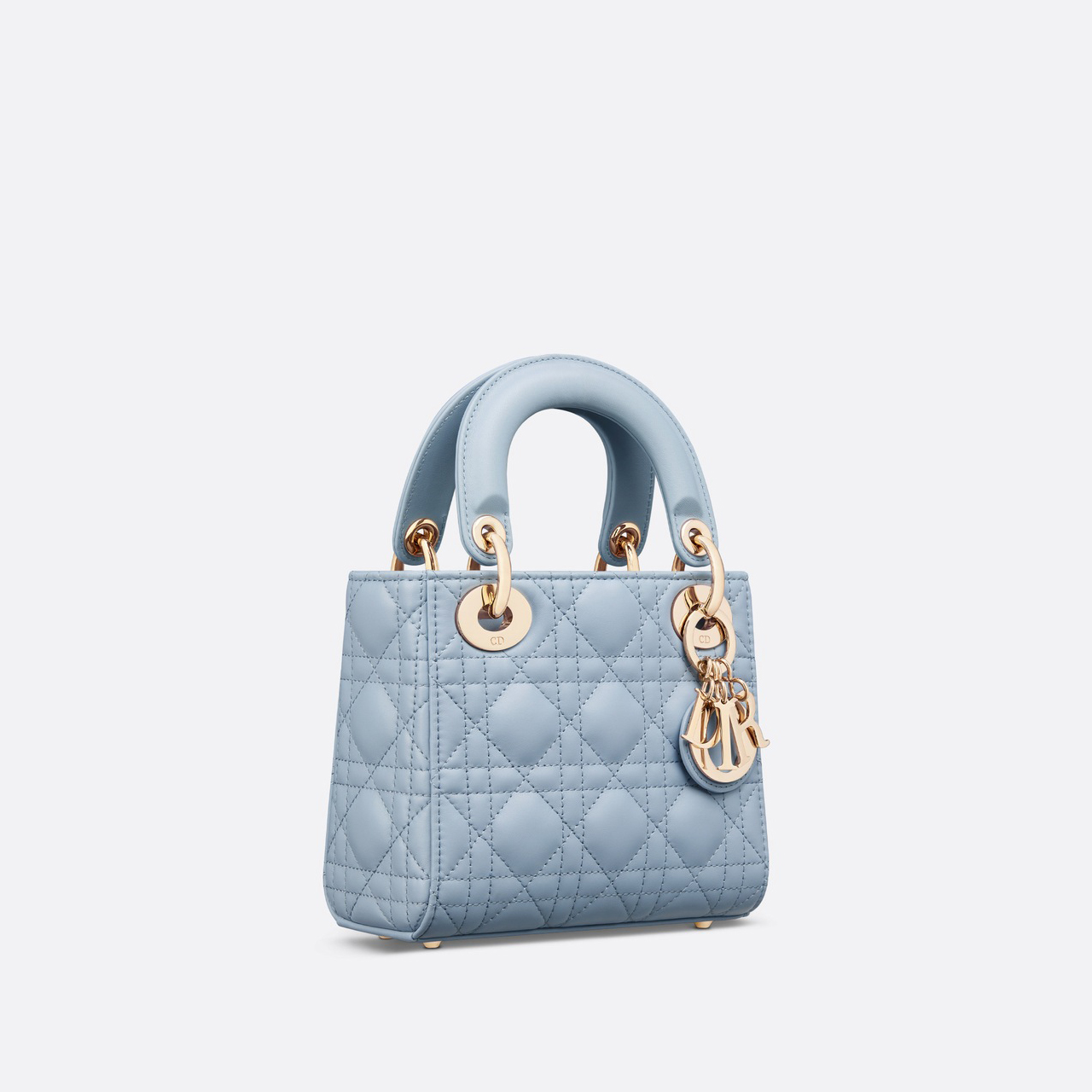 【Dior】Lady Dior バッグ ミニ カナージュ ラムスキン