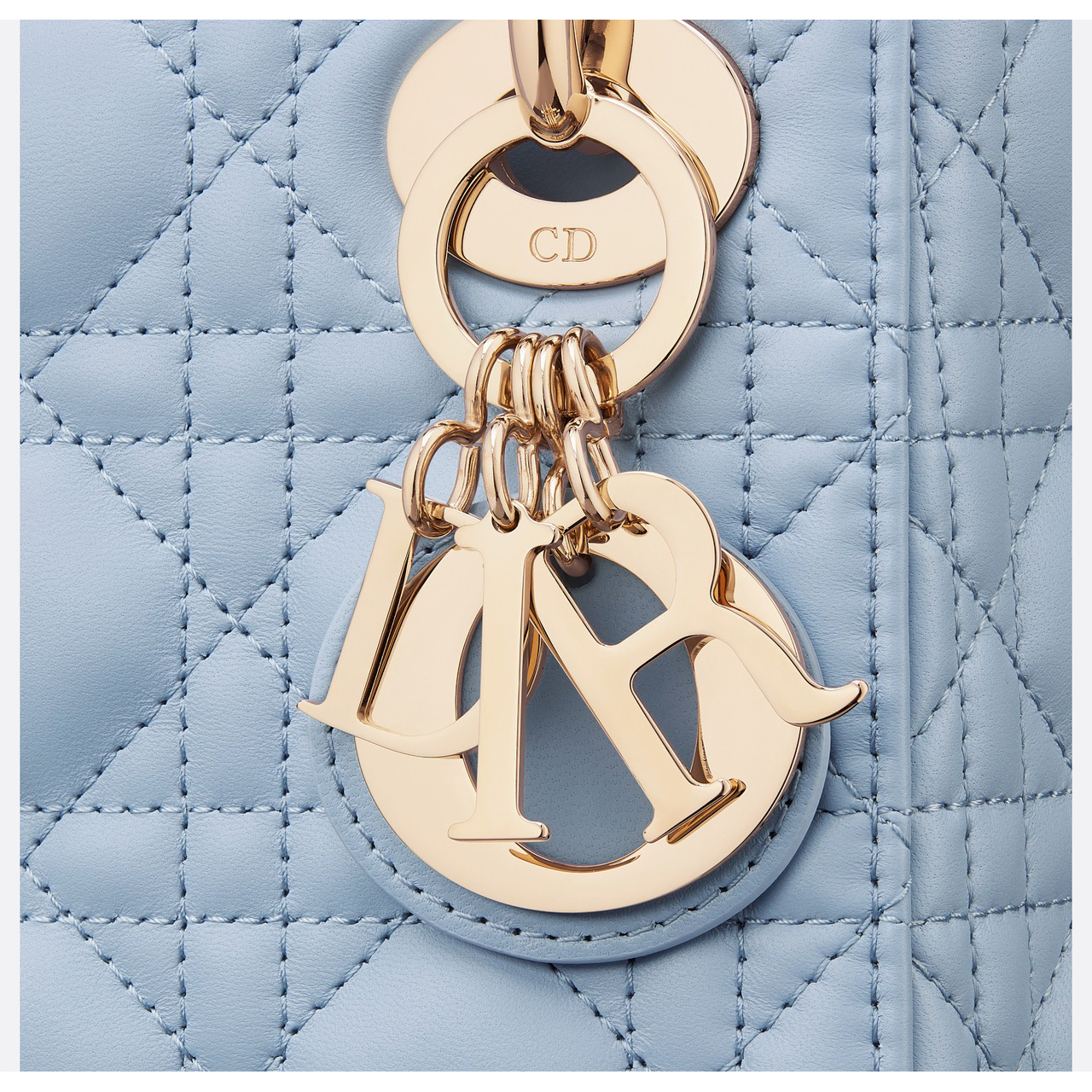 【Dior】Lady Dior バッグ ミニ カナージュ ラムスキン