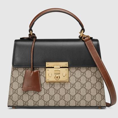 【Gucci】パドロック GGスプリーム ハンドルバッグ