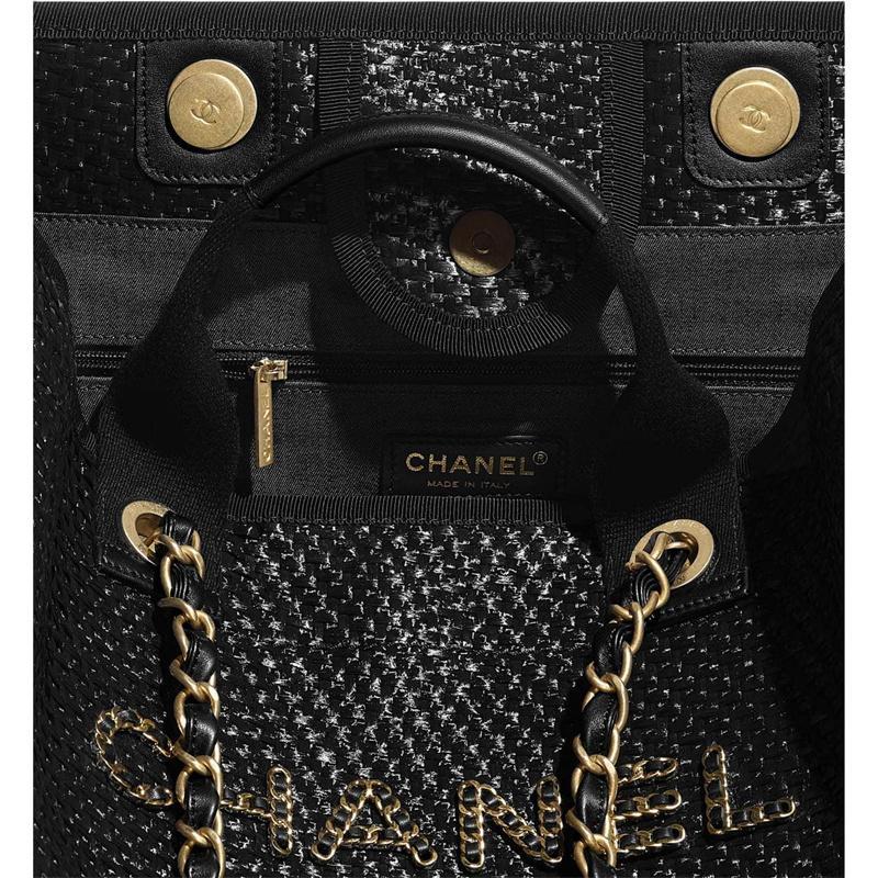 【Chanel】バッグ 限定 CC ロゴ トート ショルダー ドーヴィル
