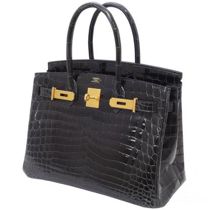 【Hermes】エルメス バーキン 30cm クロコダイル ゴールド金具