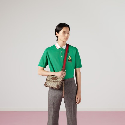 【GUCCI】GGスプリーム スモール メッセンジャーバッグ