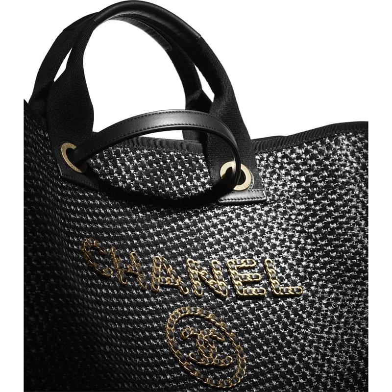 【Chanel】バッグ 限定 CC ロゴ トート ショルダー ドーヴィル