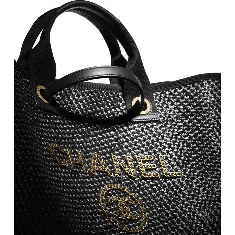 【Chanel】バッグ 限定 CC ロゴ トート ショルダー ドーヴィル