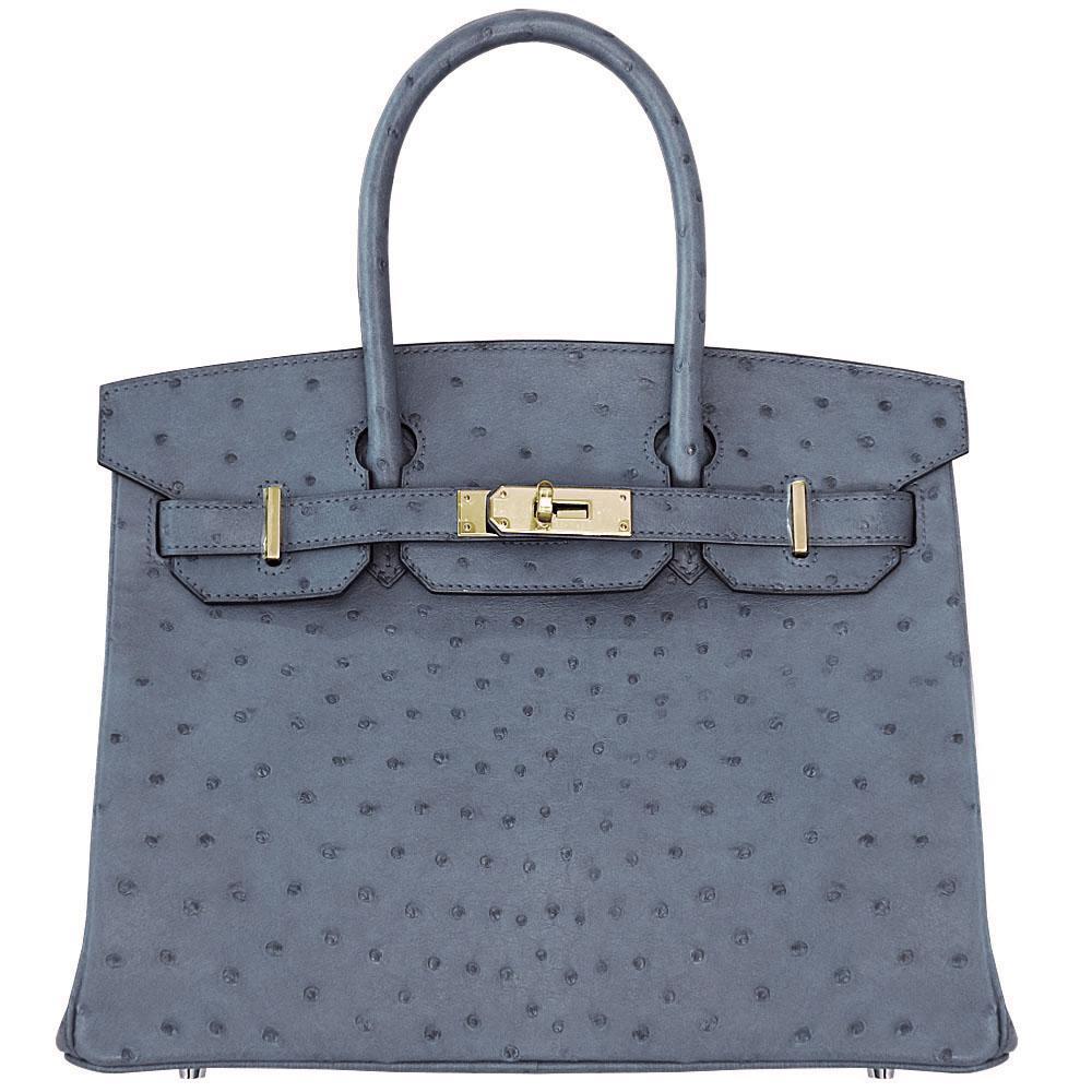 【Hermes】エルメス バーキン 30cm オーストリッチ ゴールド金具