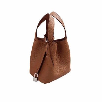 【Hermes】(エルメス) ピコタン ハンドバッグ シルバー金具 10色