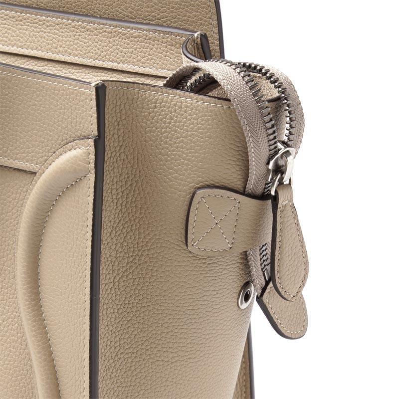 【Celine】マイクロラゲージ◆ドラムドカーフスキン◆ハンドバッグ◆芸能人愛用者多数