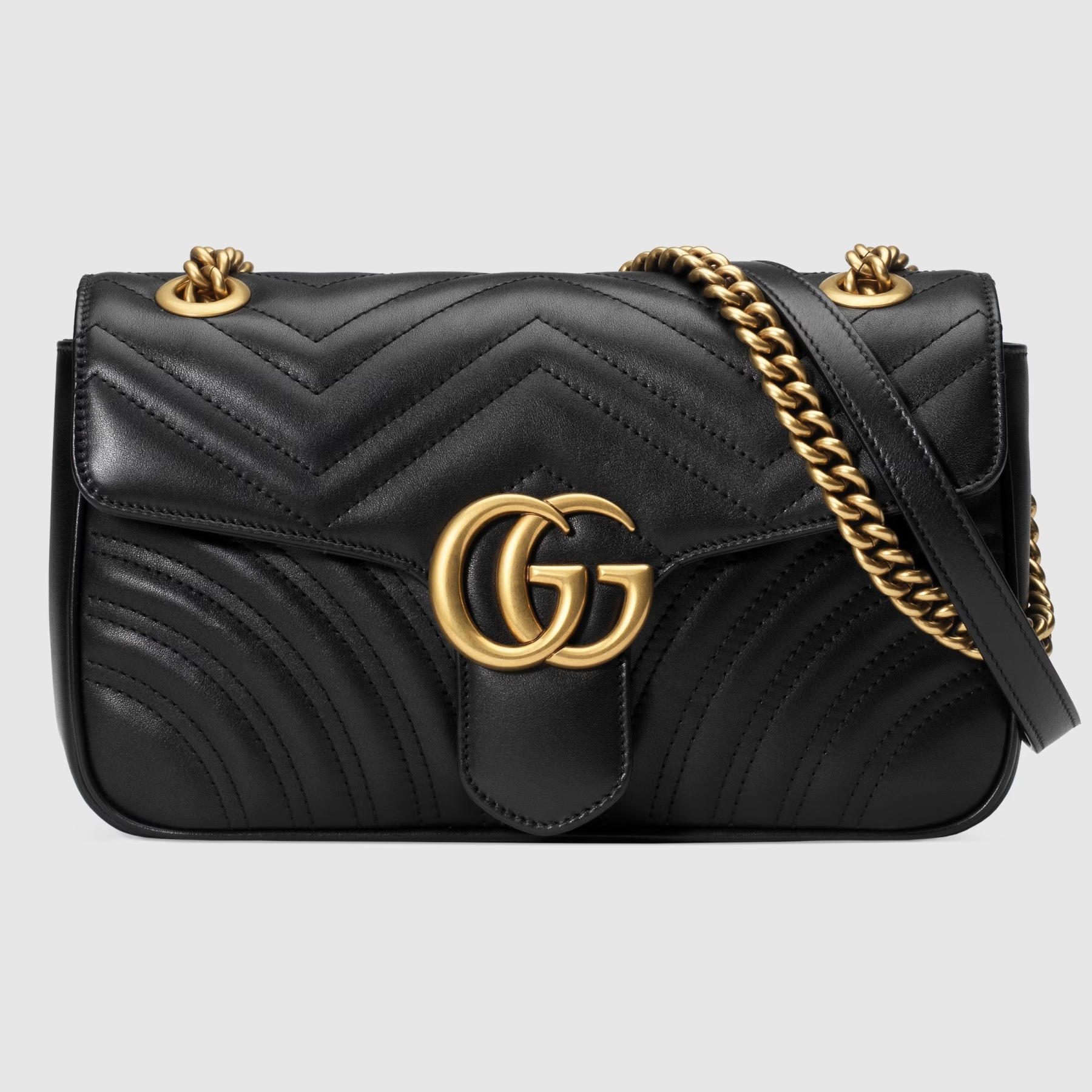 【GUCCI】GGマーモント キルティング スモール ショルダーバッグ