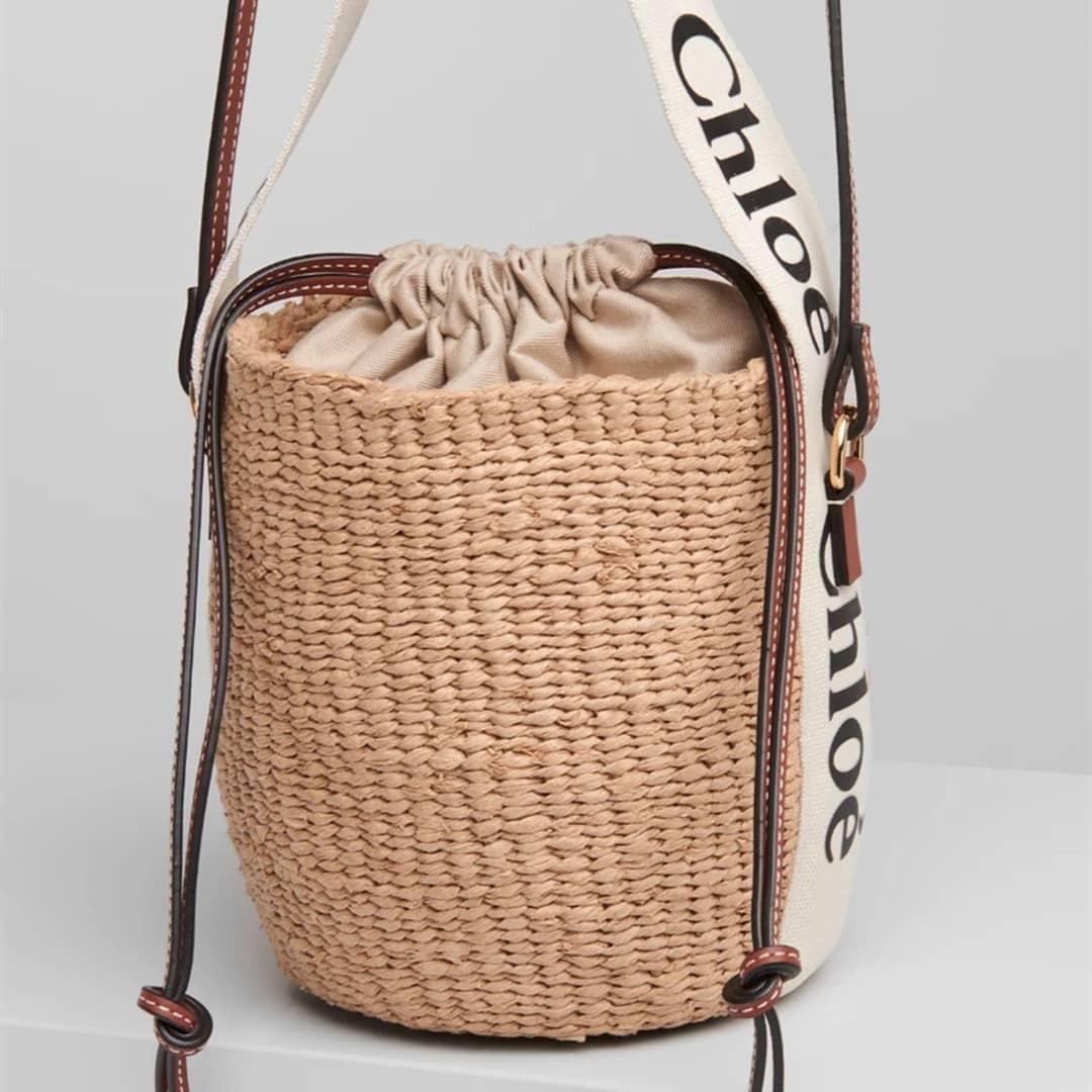 【Chloe】夏大活躍！即発！フェアトレード Woody かご バッグ