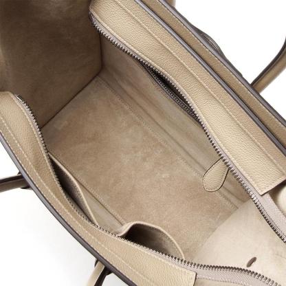 【Celine】マイクロラゲージ◆ドラムドカーフスキン◆ハンドバッグ◆芸能人愛用者多数