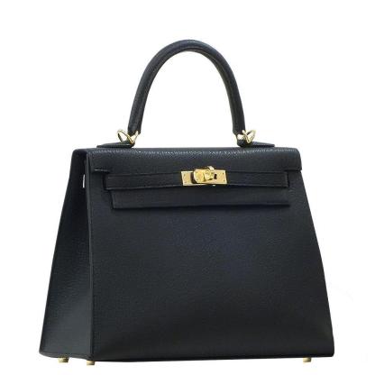 【Hermes】エルメス ケリー 25cm シェーブル ゴールド金具