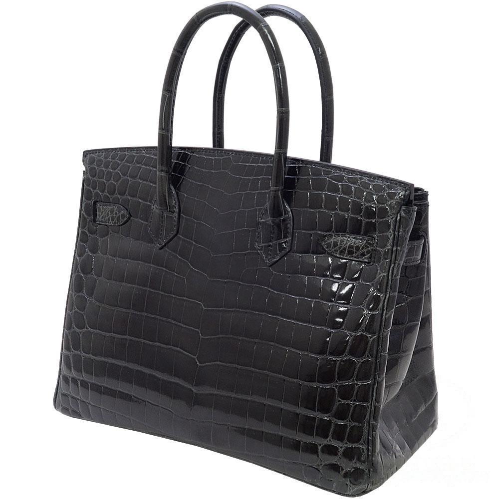 【Hermes】エルメス バーキン 30cm クロコダイル ゴールド金具