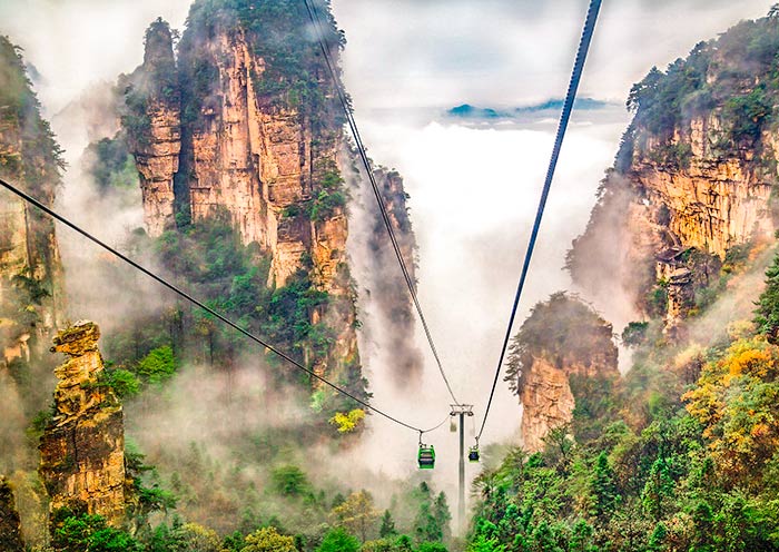 Tianzi Mountain Cable Car