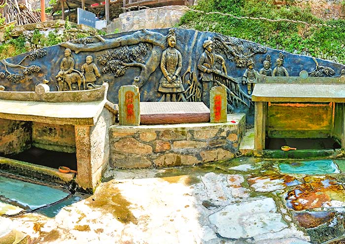 The "Men's Well" and "Women's Well" in Zhanli Dong Village