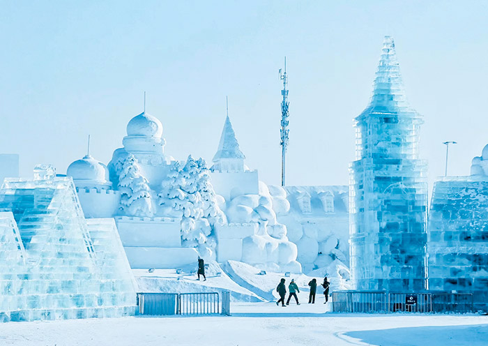 The spectacular ice and snow sculptures at Harbin Ice and Snow World