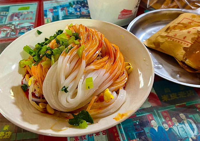 Xi'an Cuisine - Liangpi (Cold Skin Noodles)