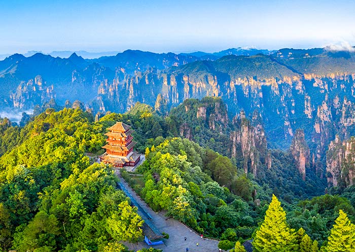 Tianzi Mountain - Tianzi Pavilion