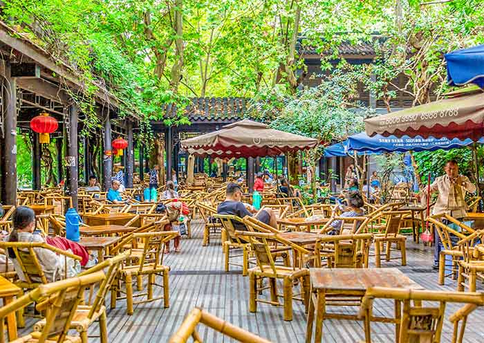 Chengdu People's Park Teahouse