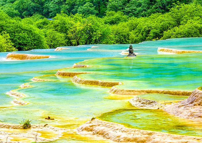 The enchanting Huanglong Pools