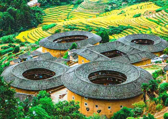 Fujian Nanjing Tianluokeng Tulou Cluster