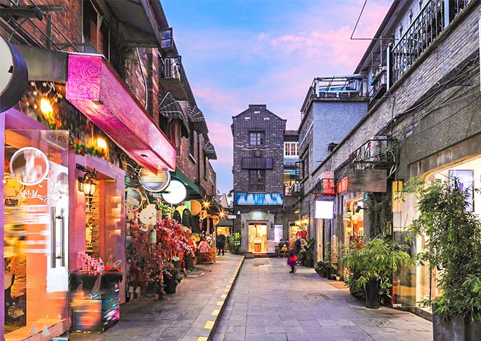 艺术气息浓厚的上海田子坊