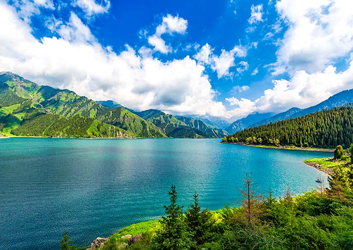 Tianchi Lake in Tianshan