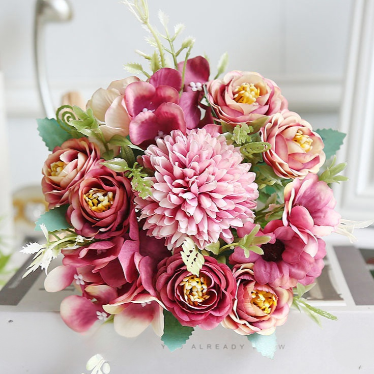 手作仿真花束