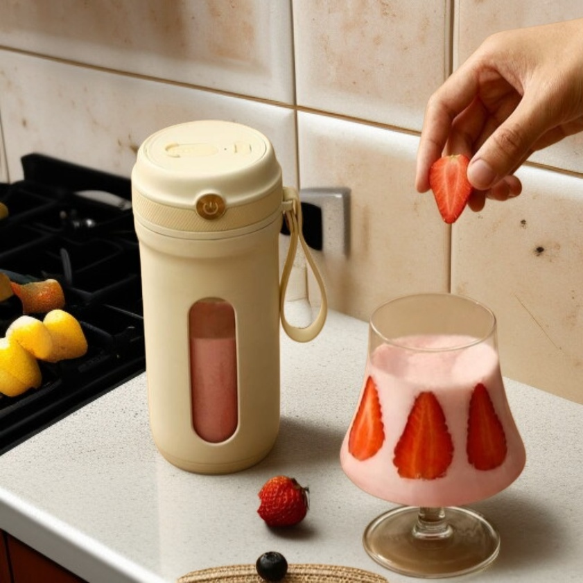  どこでも使える携帯用ミキサー