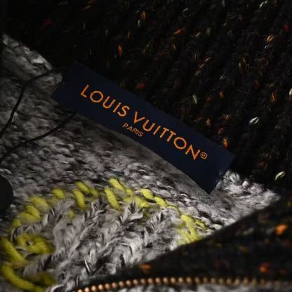 お洒落メンズへ】Louis Vuitton ジップ ニットブルゾン