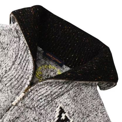 お洒落メンズへ】Louis Vuitton ジップ ニットブルゾン