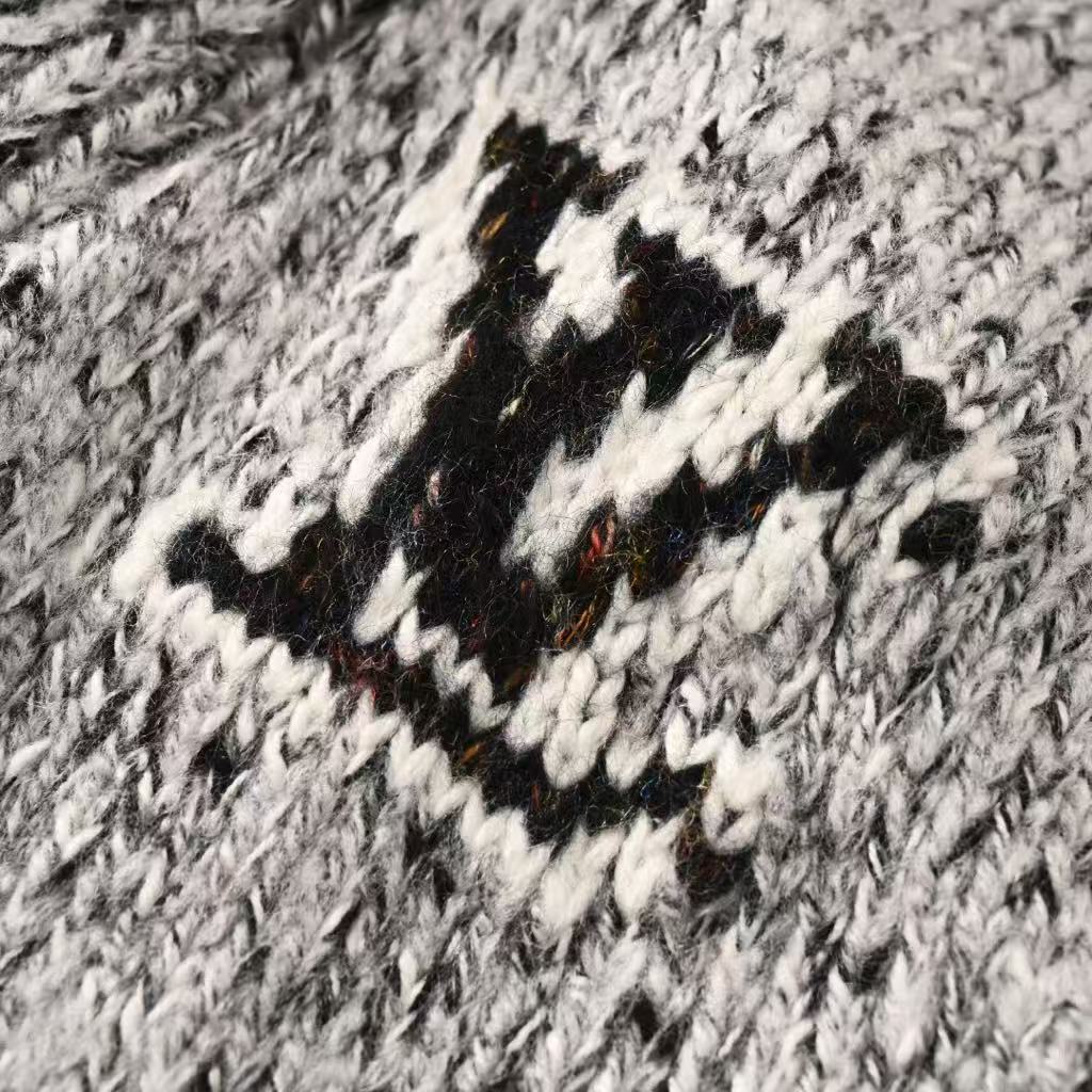 お洒落メンズへ】Louis Vuitton ジップ ニットブルゾン