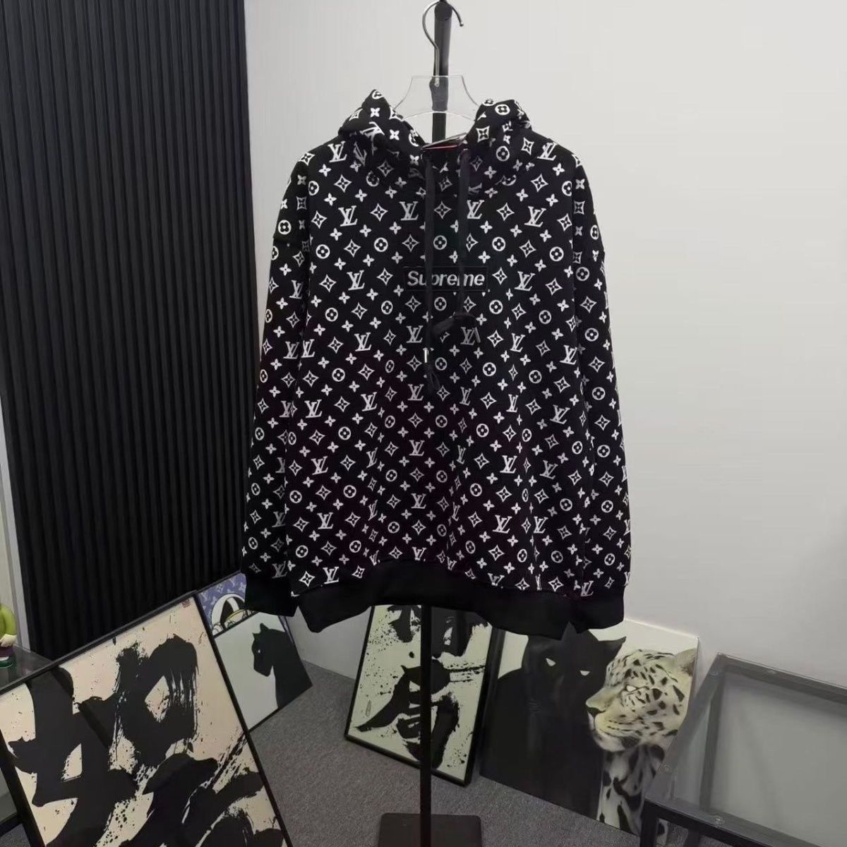 希少コラボ☆SUPREME x Louis Vuitton ボックスロゴパーカーSS17