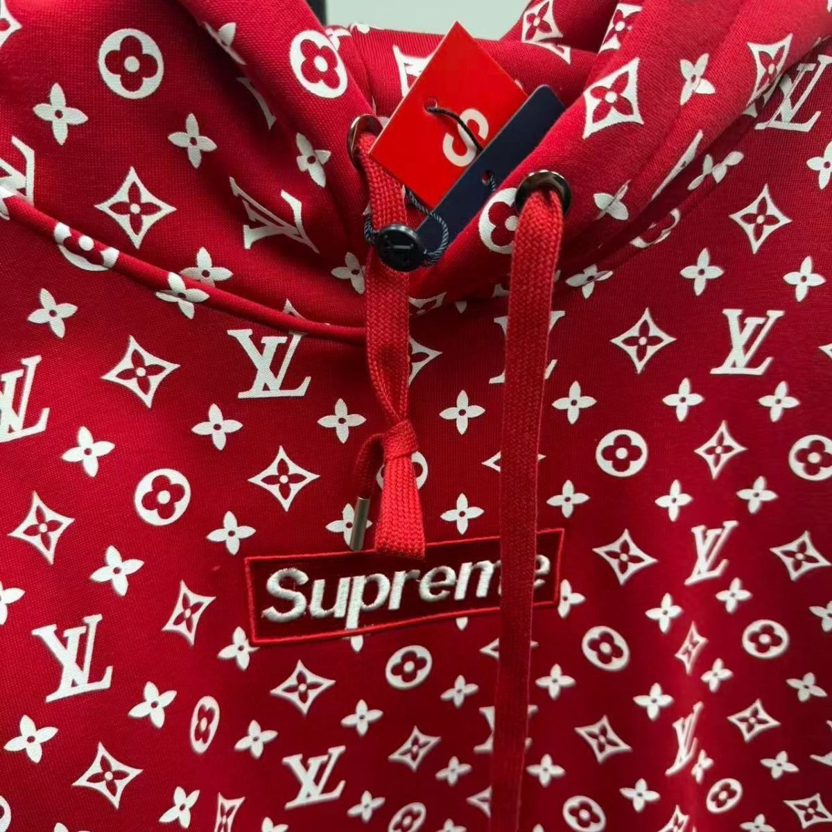 希少コラボ☆SUPREME x Louis Vuitton ボックスロゴパーカーSS17