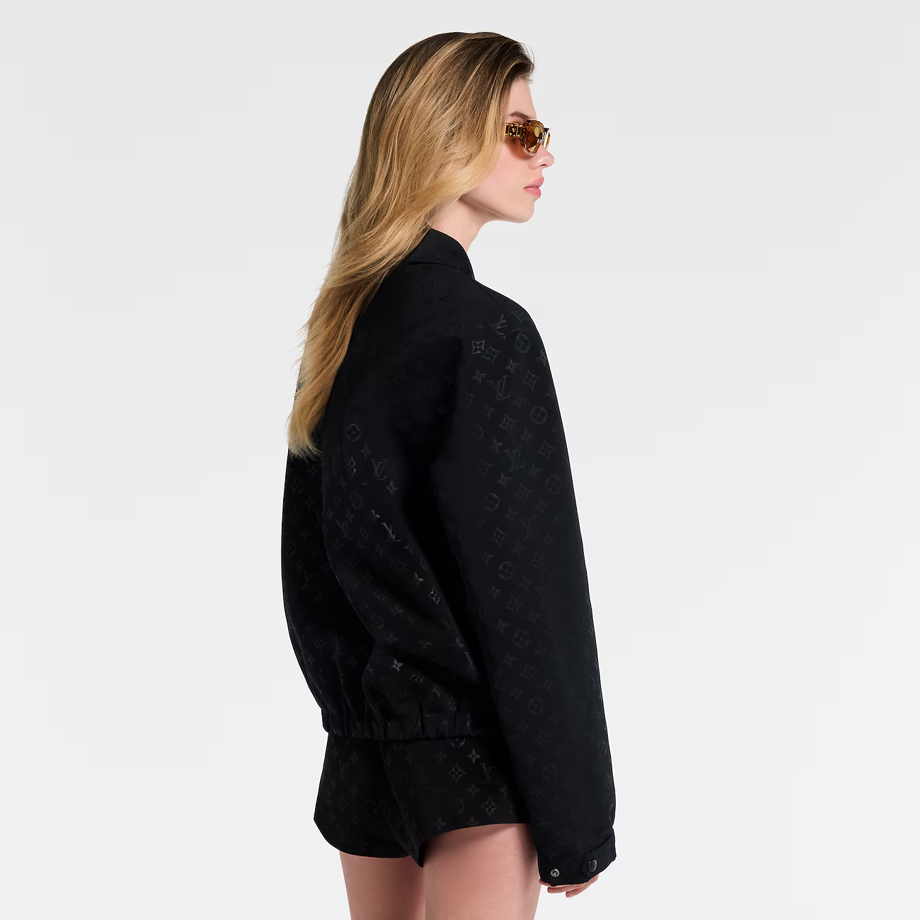 Monogram Zip-Up Jacket