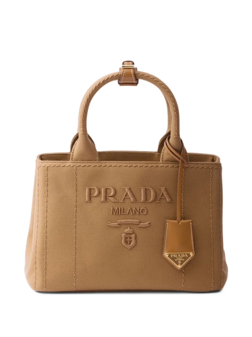 新作*PRADA*ジャルディニエラキャンバス2wayトートハンドバッグ