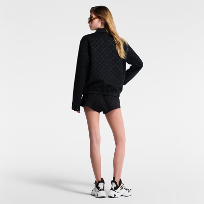 Monogram Zip-Up Jacket