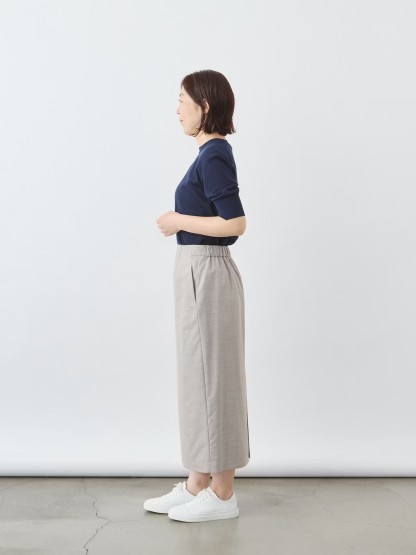 上質イージーストレートスカート