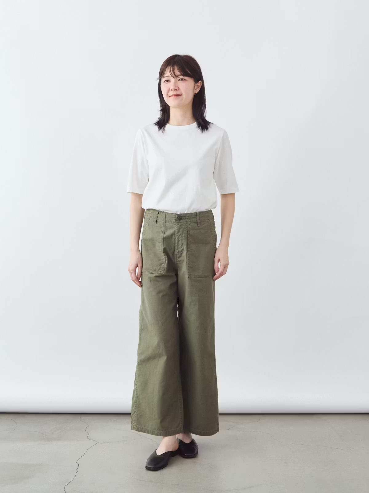 ワイドベイカーパンツ